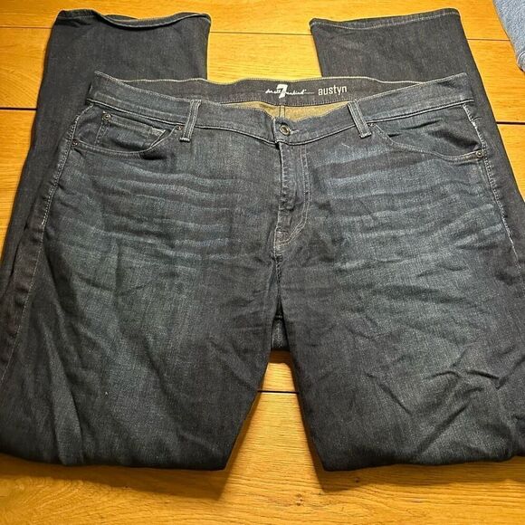7 for all mankind 7fam Austyn men’s jeans 40 dark wash a pocket - Picture 1 of 9